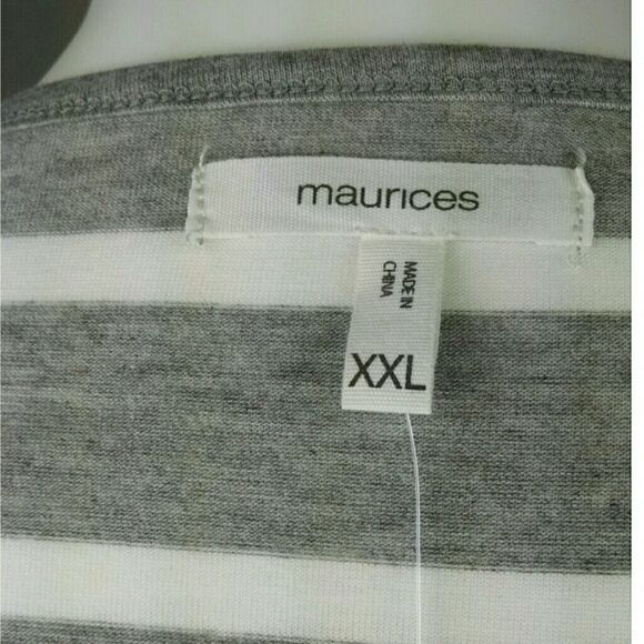 Maurices Stripe Tulip Hem Maxi Dress XXL NWT - Picture 6 of 10